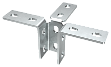 Соединитель угловой трехсторонний для STRUT-профиля EZ IEK | код CSE10-UT-EZ | IEK