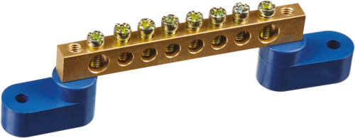 Шина нулевая на двух угловых изол NBB-M69-8C2/B | код 71171 | Navigator Group