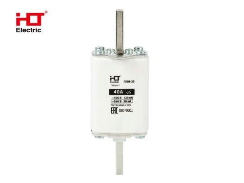 Плавкая вставка предохранителя ППН-35, габарит 1, 250/40А HLT | код 091-01-042 | HLT Плавкая вставка предохранителя ППН-35, габарит 1, 250/40А HLT | код 091-01-042 | HLT