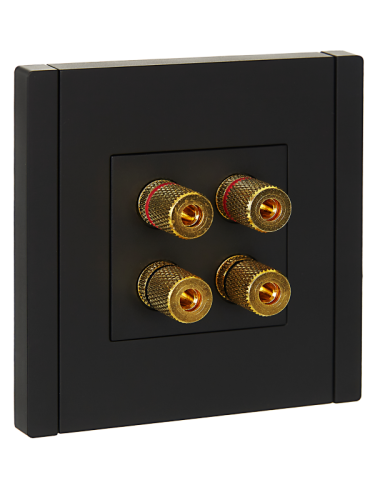 FORTE&PIANO Аудиорозетка 4-мест. FP139 чер. IEK | код FP-S40-K02 | IEK