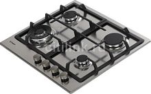 Газовая варочная поверхность Candy Timeless CHG6BF4WX нержавеющая сталь | код 1565538 | CANDY