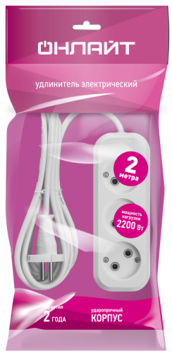 Удлинитель 90 507 OPE-S-03-200-X-2x1 ОНЛАЙТ 90507 фото 4 Удлинитель 90 507 OPE-S-03-200-X-2x1 ОНЛАЙТ 90507 фото 4