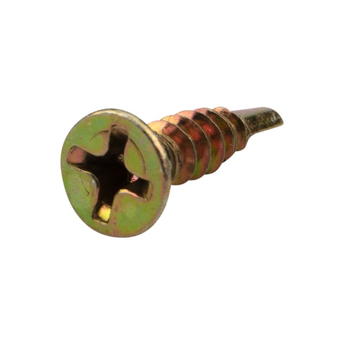 Саморез оконный KRANZ сверло, 3.9х16, желтый цинк, короб (1000 шт./уп.) | код KR-01-3722-002 | KRANZ