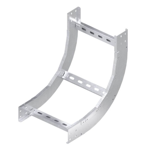 Угол вертикальный внутренний 90 градусов, 100х500 R300 в комплекте с крепежными элементами и соединительными пластинами,необходимыми для монтажа | код LH1350K | DKC