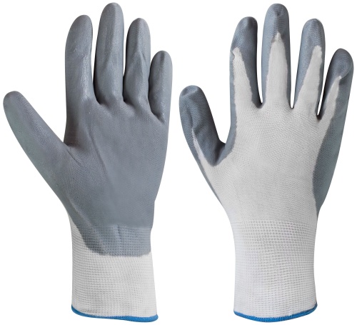 Перчатки нейлоновые с нитриловым покрытием 10 | код 12471М | FIT Перчатки нейлоновые с нитриловым покрытием 10 | код 12471М | FIT