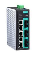 Коммутатор EDS-408A-3M-ST-T Ethernet switch, 5 10/100 BaseTx ports, 3 multi mode 100 BaseFx,ST, t:-40/+75C | код 00-06044892 | MOXA