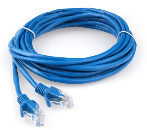 Патч-корд CCA light UTP Гарнизон кат.5e, 5м, литой, многожильный (синий) | код PC-UTP-5e-5-B | Гарнизон