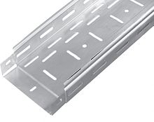 Лоток перфорированный, листовой, 400х80 мм, L 3000 мм , толщина 0,8 мм | код 010830025 | ПКТ