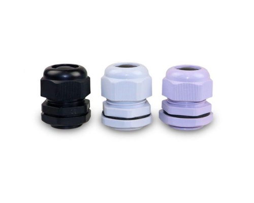 Сальник MG 20 пластик (10-14мм) IP68 серый ГОФРОМАТИК | код zeta30900 | ЗЭТАРУС