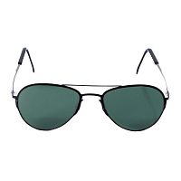 Черные солнцезащитные очки из титана с зелеными линзами | код NOL6ENNC | DKC