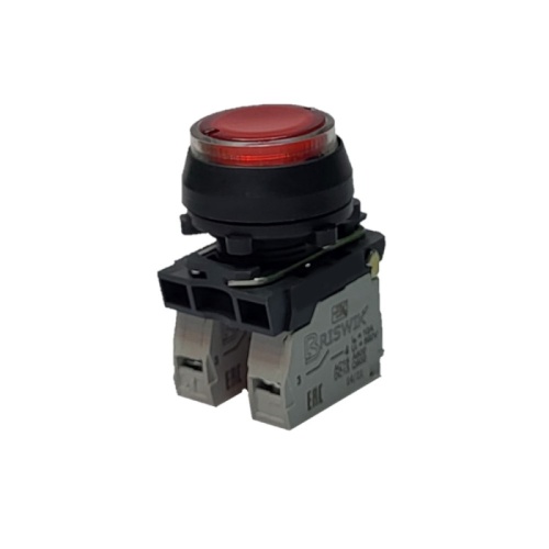 Выключатель Briswik КЕ 171/4м -Л 24В красный 1но+0нз цилиндр с подсветкой IP66 УХЛ2 10А | код aZ-EB-6Ai-3211 | Briswik Выключатель Briswik КЕ 171/4м -Л 24В красный 1но+0нз цилиндр с подсветкой IP66 УХЛ2 10А | код aZ-EB-6Ai-3211 | Briswik