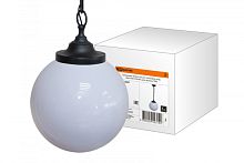 Светильник НСБ 02-60-251 УХЛ4 60 Вт, IP40, шар опал 250 мм, цепь черная TDM | код SQ0313-0007 | TDM