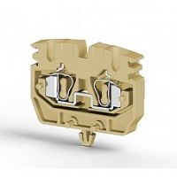 306 450, Миниклеммник пружинный на монт.плату, 2,5 мм.кв. (бежевый), MYSK2,5 C | код 0.0.0.3.06450 | KLEMSAN