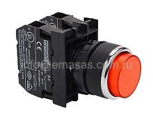 Кнопка выступающая красная B101HК (2НО) | код B101HK | EMAS
