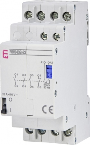 Контактор импульсный RBS 432-22 230V AC 32A (2Н.О.+2Н.З.,AC1) | код 002464138 | ETI