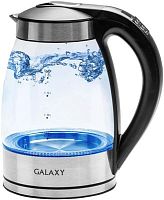 Чайник электрический Galaxy Line GL 0556 1.8л. 2200Вт нержавеющая сталь/черный (корпус: стекло) | код 1982472 | GALAXY LINE
