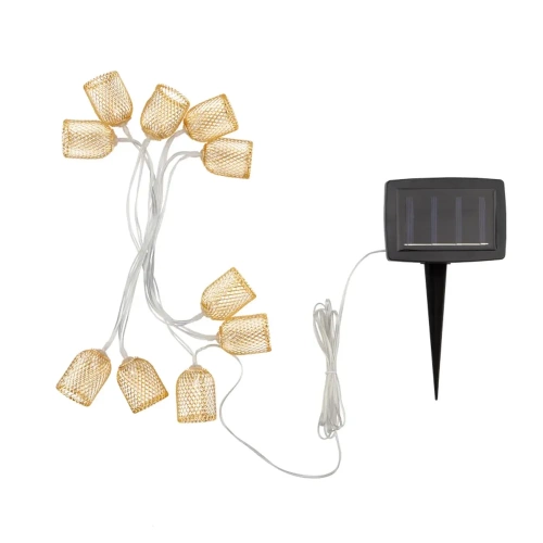 Светильник светодиодный Каскад Ночная Лампада 6м IP65 садовый с выносной солнечн. панелью 1м и аккумулятором 2 режима работы (мигание и постоянное) | код 602-240 | Lamper