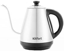 Чайник электрический Kitfort KT-689 1л. 2200Вт нержавеющая сталь корпус: металл/пластик (КТ-689) | код 1211732 | KITFORT
