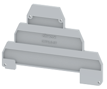 Концевая пластина для клемм, серая CTP2.5-3T-GREY | код 3911020000 | Elmex