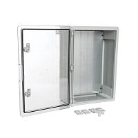 Корпус пластиковый с монтажной панелью ЩМП IP65 прозрачная дверь 500х350х190 Промрукав | код PR08.26492 | ПРОМРУКАВ