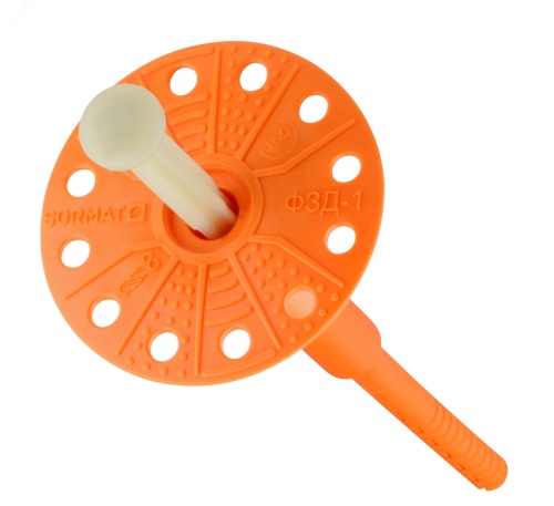 Дюбель для теплоизоляции SORMAT ФЗД-1x155 (50 шт) | код FAS5015500 | SORMAT Дюбель для теплоизоляции SORMAT ФЗД-1x155 (50 шт) | код FAS5015500 | SORMAT