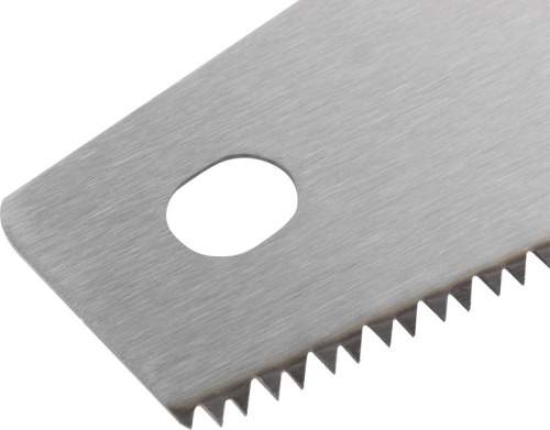 Ножовка по дереву, средний каленый зуб 7 ТPI, 2D заточка, пластиковая прорезиненная ручка 400 мм | код 40316 | FIT фото 4