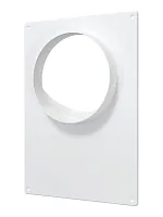 Площадка торцевая пластиковая 180х250 фланец D125 | код 125ПТП | ERA