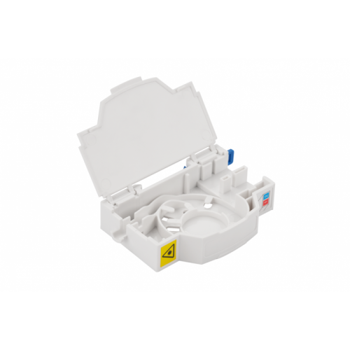 Бокс на DIN-рейку на 2 адаптера SC, белый | код LAN-DRF-2SC/BX-WH | LANMASTER