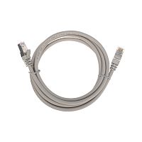 Патч-корд F/UTP, CAT 6, RJ45-RJ45, 26AWG, LSZH, серый, 2м REXANT | код 02-0210-2 | REXANT