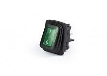 Выключатель с подсветкой зелёный 2НО, IP65 | код A54B1Y11 | EMAS