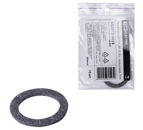 Прокладка для ТЭН, ДУ-15, G?, паронитовая, TDM | код SQ2512-0033 | TDM Прокладка для ТЭН, ДУ-15, G?, паронитовая, TDM | код SQ2512-0033 | TDM