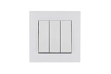 Выключатель 3-клав. 1 вход 3 выхода Karea RIZZ бел. Makel 88001091