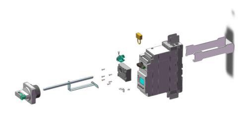 РУКОЯТКА ЧЕРНАЯ GM2/GM3/MFS | код GMAPB54 | Systeme Electric