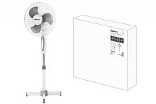 Вентилятор напольный ВП-03 Тайфун H1,25 м, D40 см, 40 Вт, 230 В, пульт ДУ, таймер, серый, TDM | код SQ2701-0006 | TDM
