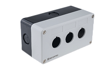 Корпус кнопочного поста,3 отверстия,серый MTB2-PE3 | код 53103 | MEYERTEC