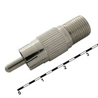 Разъём высокочастотный RUICHI RCAP-FJ, тюльпан | код 61377 | Ruichi