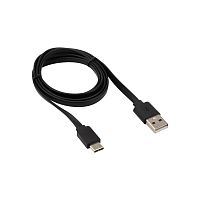 Кабель USB-Type-C/2,4A/PVC/flat/1m/REXANT | код 18-1888 | REXANT