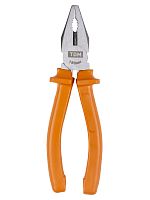 Пассатижи (плоскогубцы), с пластиковыми рукоятками, углеродистая сталь, 180 мм, серия Гранит TDM | код SQ1009-0102| TDM