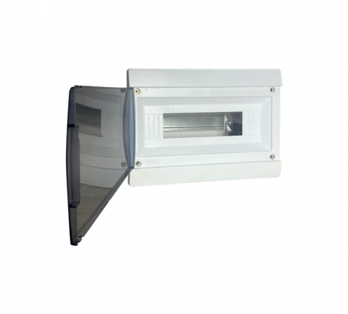 Корпус пластиковый ЩРВ-П-12 прозрачная дверь с окном 212х300х89 IP41 | код KRZMI208 | KRZMI