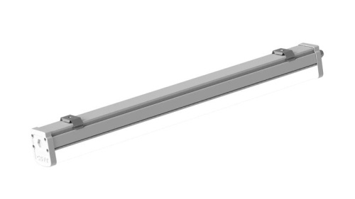 Светильник светодиодный CSVT NEMO-PL 38 1230х71х90 CRI80 5000 opal-sand IP65 белый подвесной/накладной | код ЦБ-00004642 | Центрстройсвет