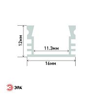 Накладной анодированный профиль CAB 261 16х12 мм, 2м (60/1920) | код Б0039429 | ЭРА