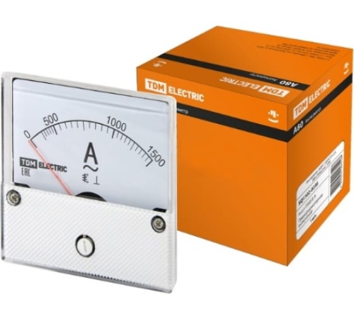 Амперметр А80Н 3000А/5А-2,5, (без поверки), TDM | код SQ1102-0268 | TDM