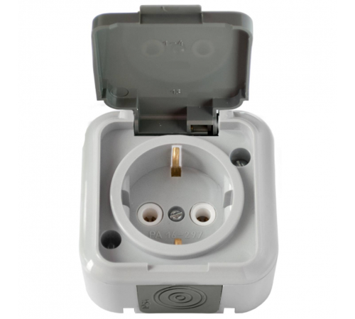 Беларусь Розетка с заземлением наружная IP54 | код. Розетка РА16-297(03) | БелТИЗ Беларусь Розетка с заземлением наружная IP54 | код. Розетка РА16-297(03) | БелТИЗ