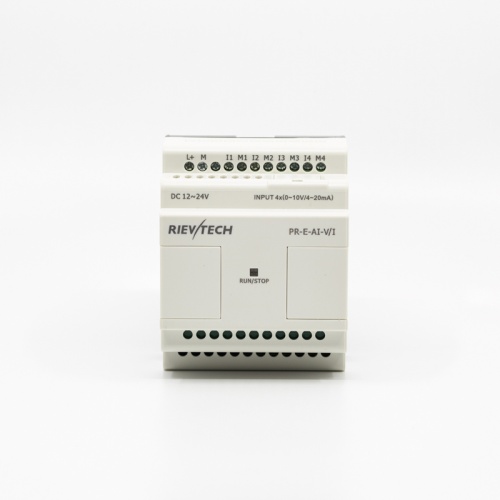 Модуль расширения PR-E-AI-V/I, 12_24VDC, 4AI, 0-10V, 0/4-20mA | код PR-E-AI-V/I | Rievtech