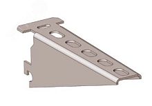 Полка кабельная К1163 УТ1,5 оцинкованный лист S2,0 | код П0000005011 | Завод ЭМИ Курган