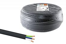 Провод ВВГмб-П нг(А)-LS 3х1.5 220/380 (бухта 100м) Народный ТРТС | код SQ0117-1411| РЭМЗ ТМ