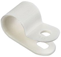 Скоба крепежная 9мм нейлоновая белая (50шт) | код USK11-09-050-K01 | IEK