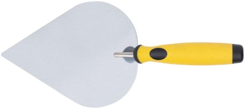 Мастерок нержавеющий, мягкая ручка, Профи, штукатура 190 мм | код 5075 | FIT фото 4