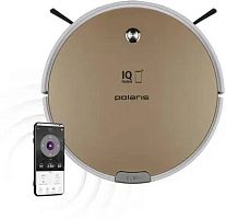 Пылесос-робот Polaris PVCR 0735 WI-FI IQ Home Aqua 25Вт золотистый | код 1934450 | POLARIS