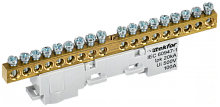TEKFOR Шина L фаза неизолированная на универсальном держателе 6х9-18-Ср IEK | код TF-NN10-18-DL-K03 | IEK